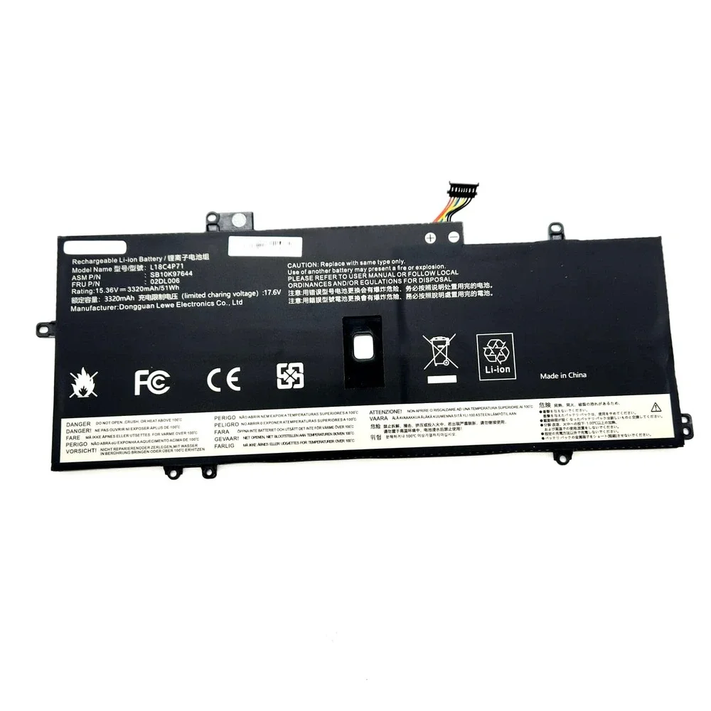 Replacement‎ Battery for Lenovo X1 Carbon 7/8 Gen Yoga 4/5 – L18C4P71 L18M4P72